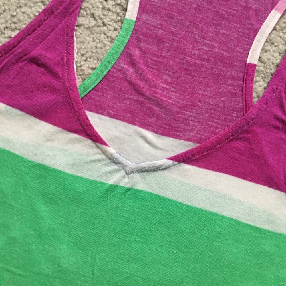 Splendid Striped V Neck Tank - Picture 6 of 6